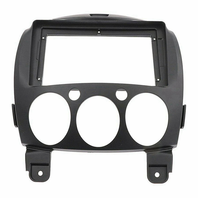 

Женская 9 дюймовая рамка для приборной панели автомобиля 2DIN, рамка для навигационной панели DVD, радио, аудиопанель с жгутом для Mazda 2 Demio 2007-2014