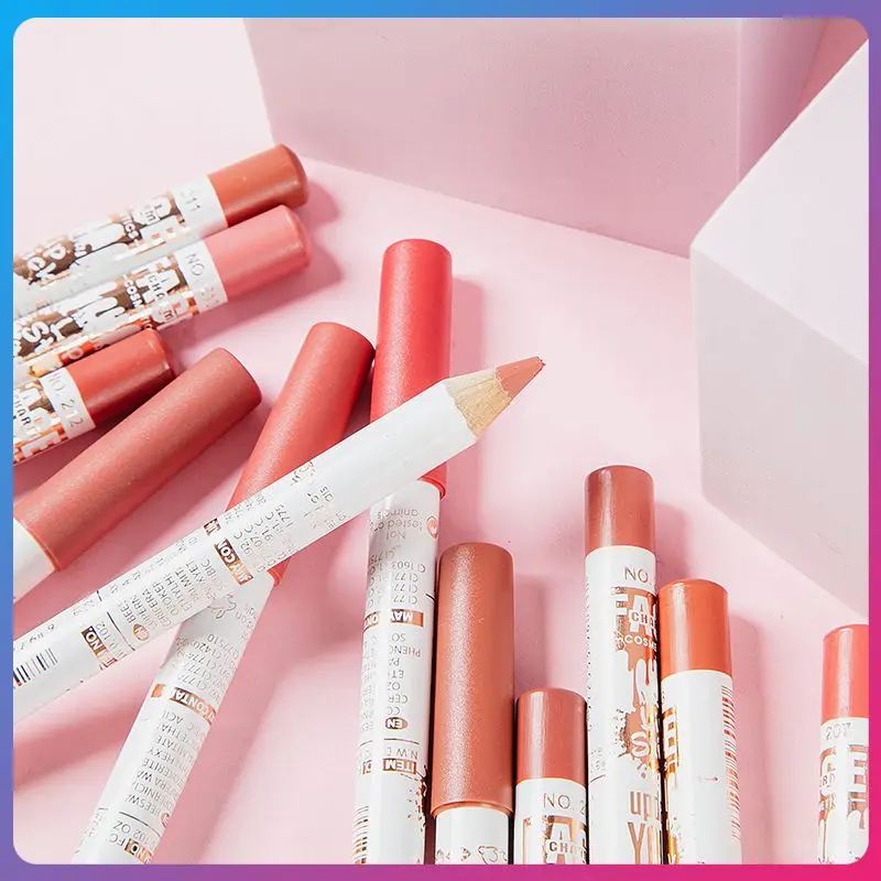 

FACECHARM Cross-border Explosion Pen Lip Liner Waterproof And Not Easy To Smudge Lipstick Long-lasting Cosmetics Lips Makeup