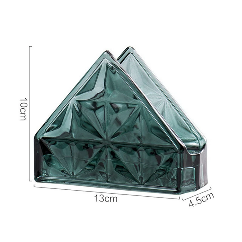 Винтажный стеклянный держатель для салфеток в скандинавском стиле настольное