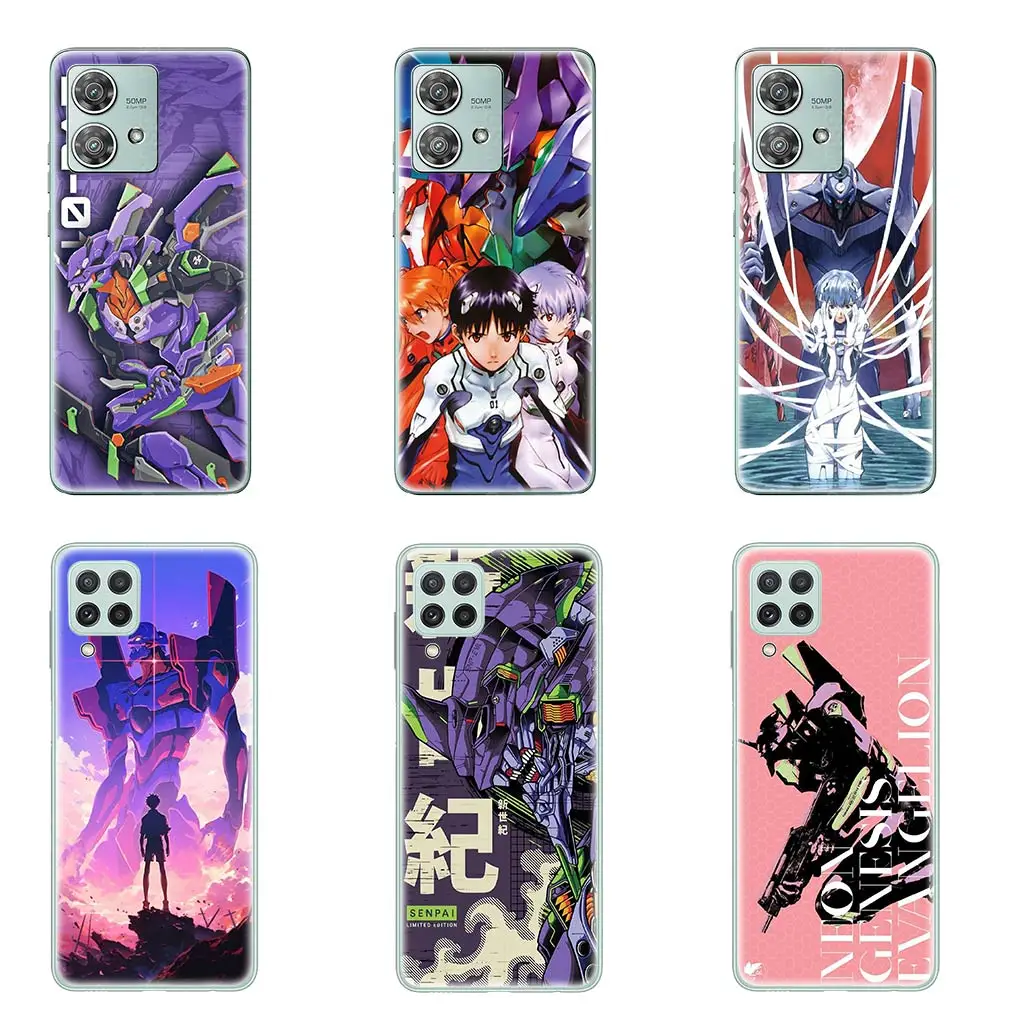 N-Neons G-Genesis E-Evangelions Phone Cover for Motorola Moto G13 G14 G53 G54 G62 G72 G82 G84 E13 E20 G42 G32 G23 G22 Case