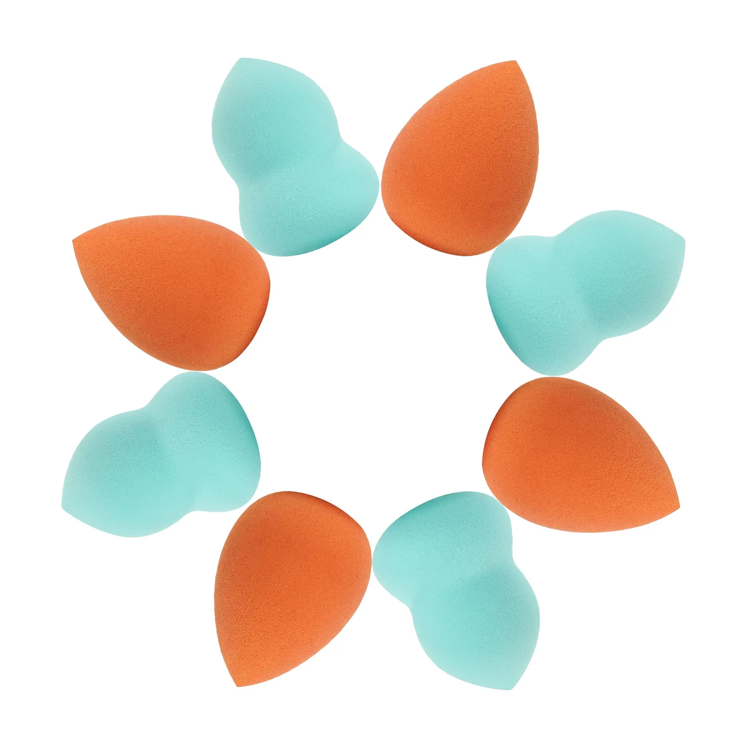 

8 шт., разноцветные губки для макияжа