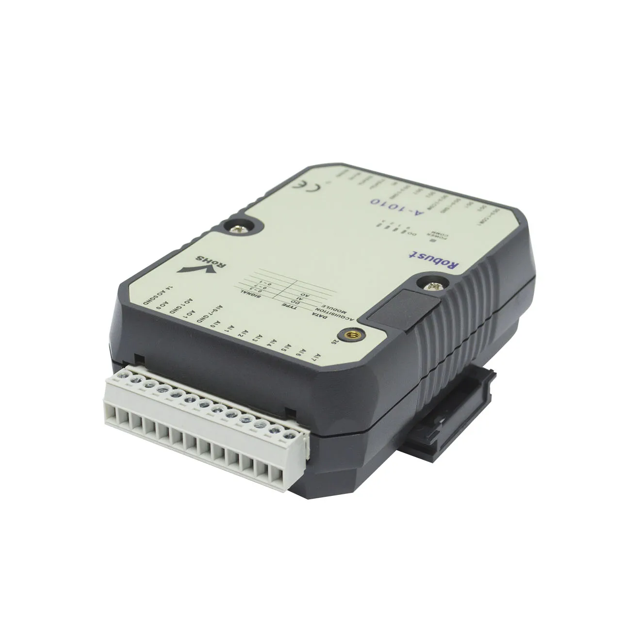 Модуль аналогового ввода 8AI 2AO 4DO с портом RS-485 протокол Modbus RTU (A-1010)