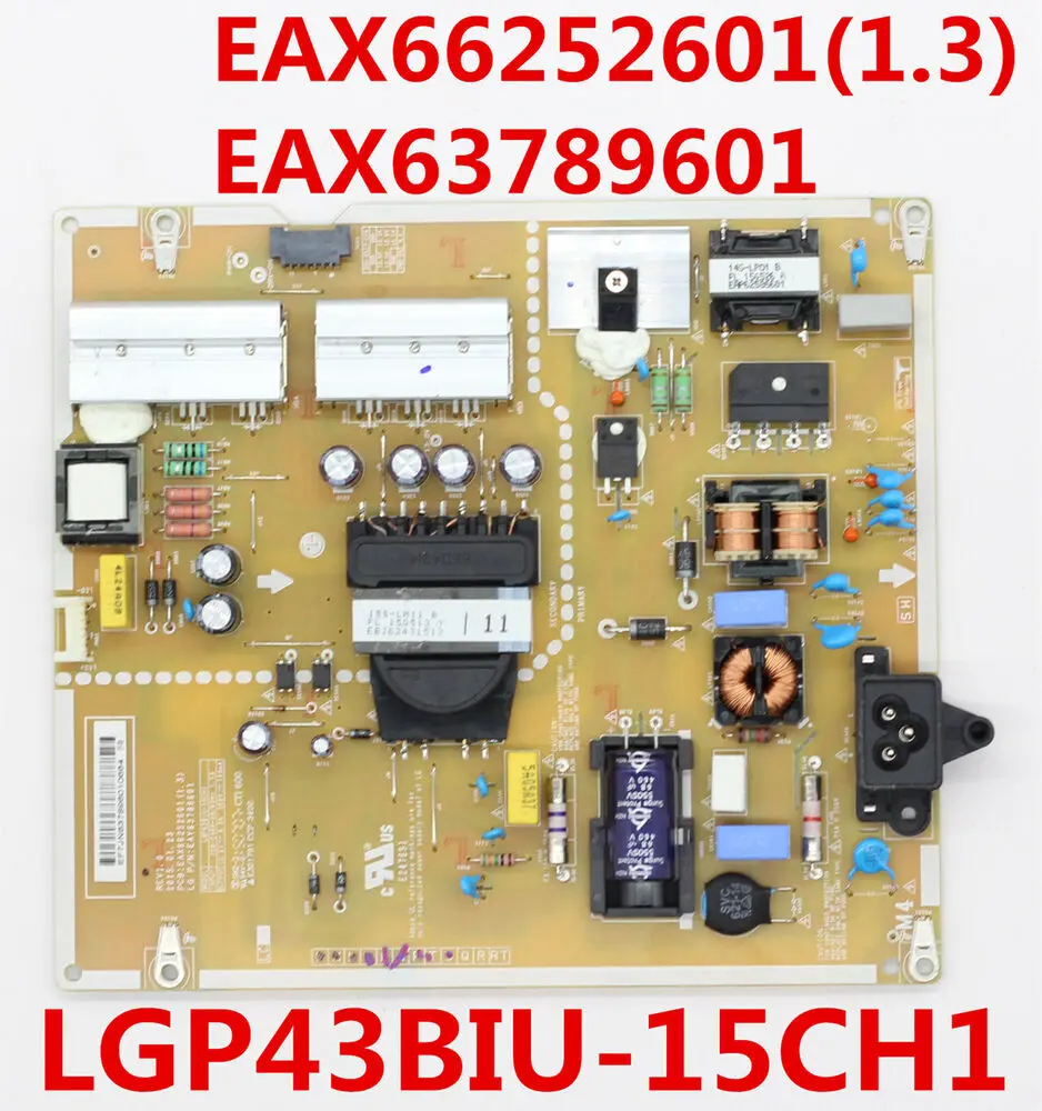 

For Power Supply Board LGP43BIU-15CH1 EAX66252601(1.3) EAX63789601 For LG