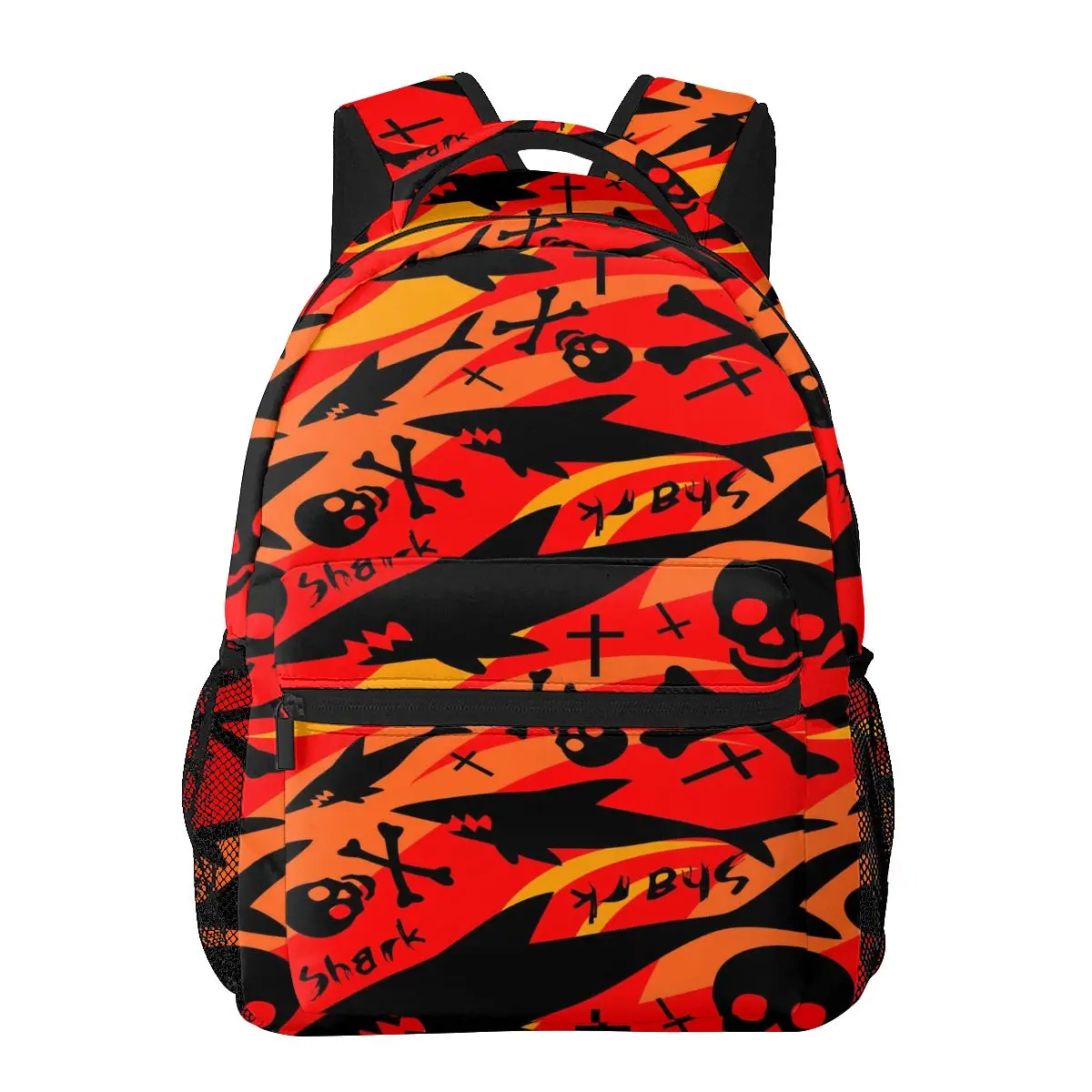 

Skulls And Shark 2022 New Backpack School Backpack for Teenage Girls Boys Mochilas