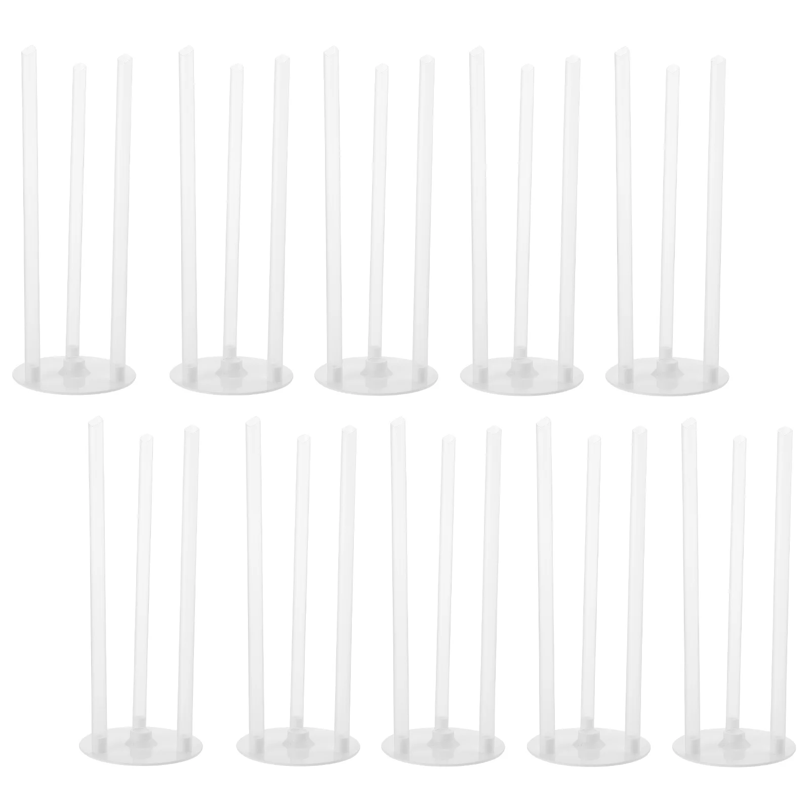 

10 Sets Durable Cake Tier Supports DIY Multi-layer Cake Supporting Stands