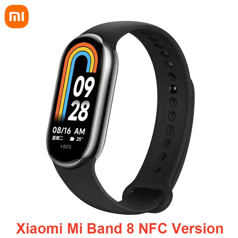 

Xiaomi Mi Band 8 NFC Smart Bracelet 7 Color AMOLED Screen Miband 8 Blood Oxygen Fitness Tracker Bluetooth 5AM Waterproof 2023