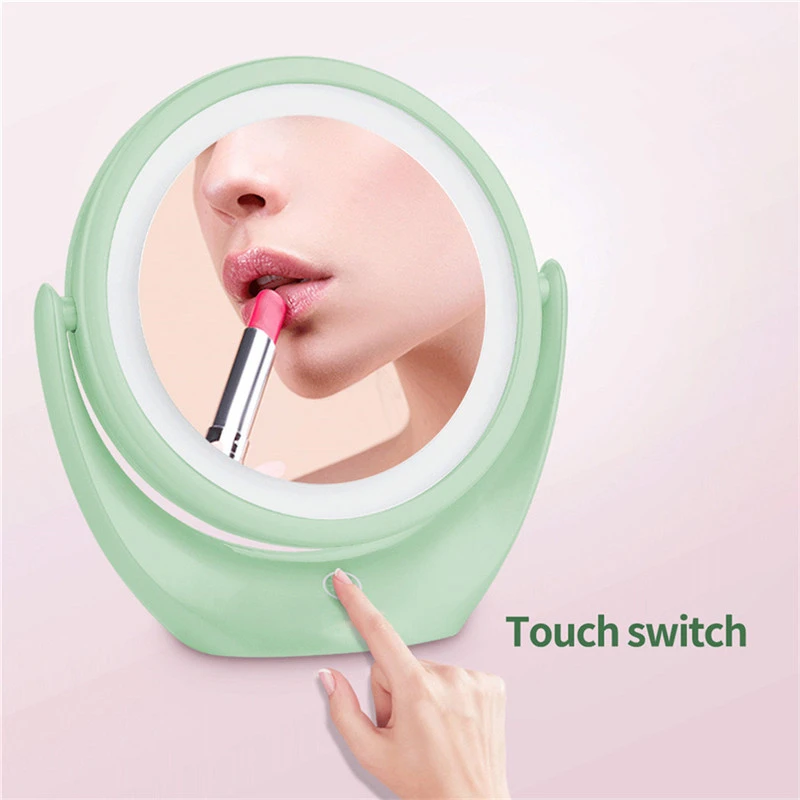 

Flexible Makeup Mirror 5X Magnifying Mirrors LED Lighted Touch Screen Vanity Mirror Portable Dressing Table Cosmetic Mirrors