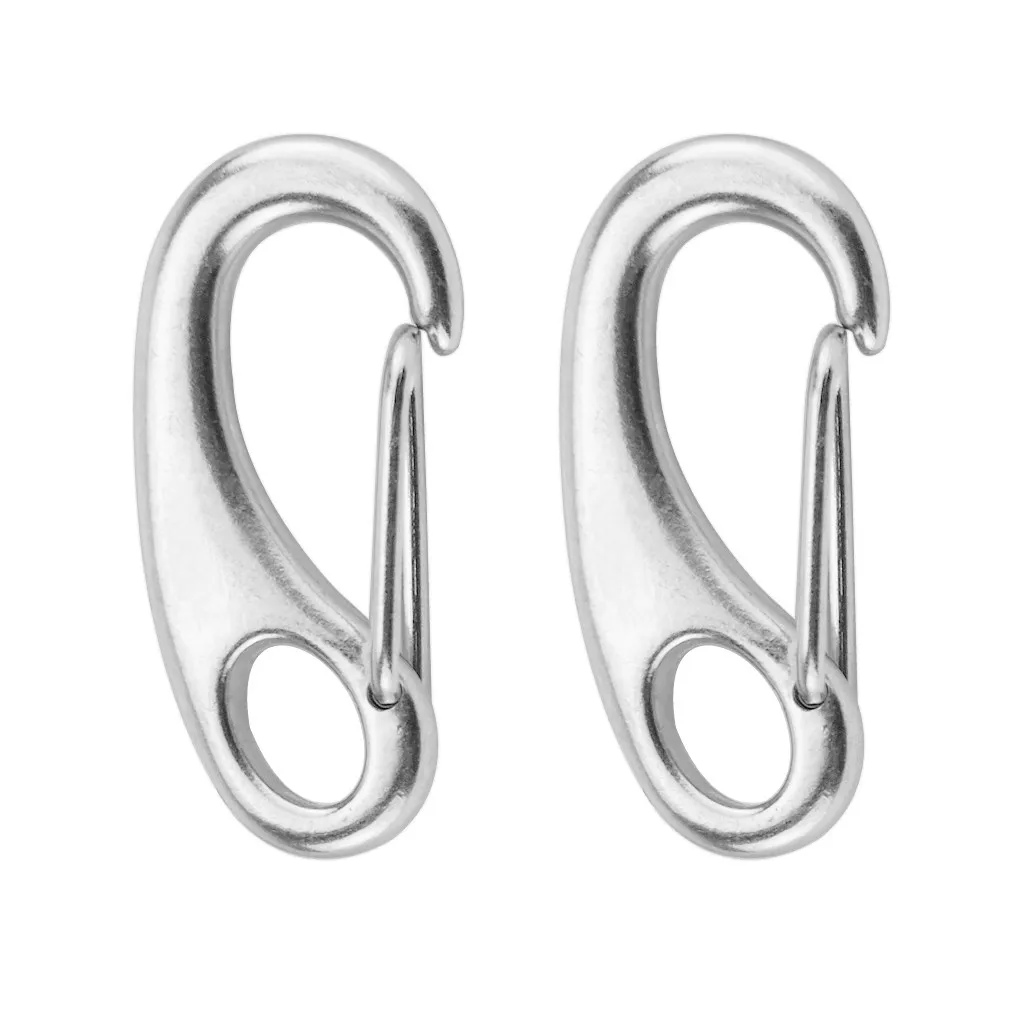 2 шт. пружинные зажимы-карабины в форме яйца |