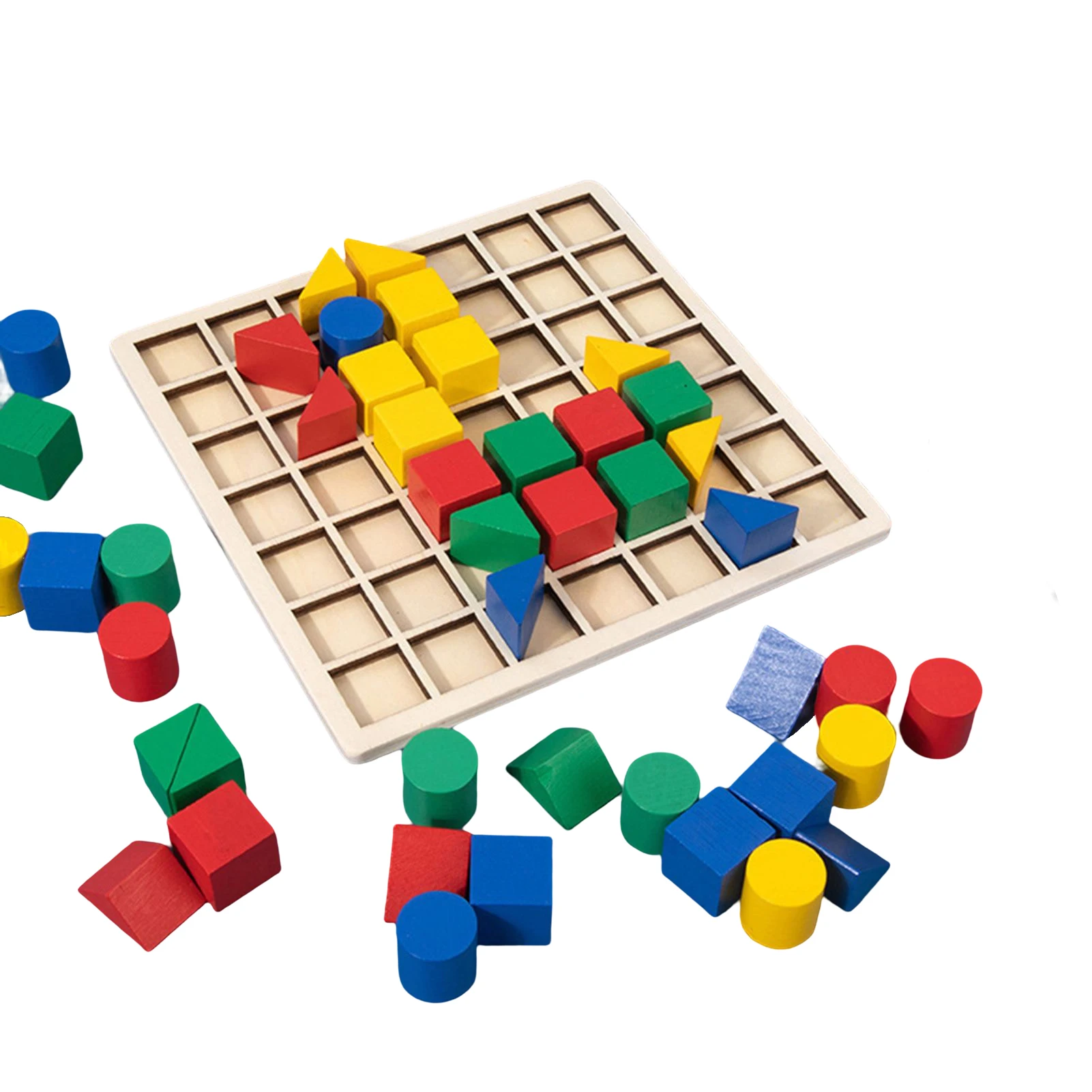 

Деревянный пазл, строительные блоки, креативная интеллектуальная головоломка, игрушка для детей, образовательные Подарки