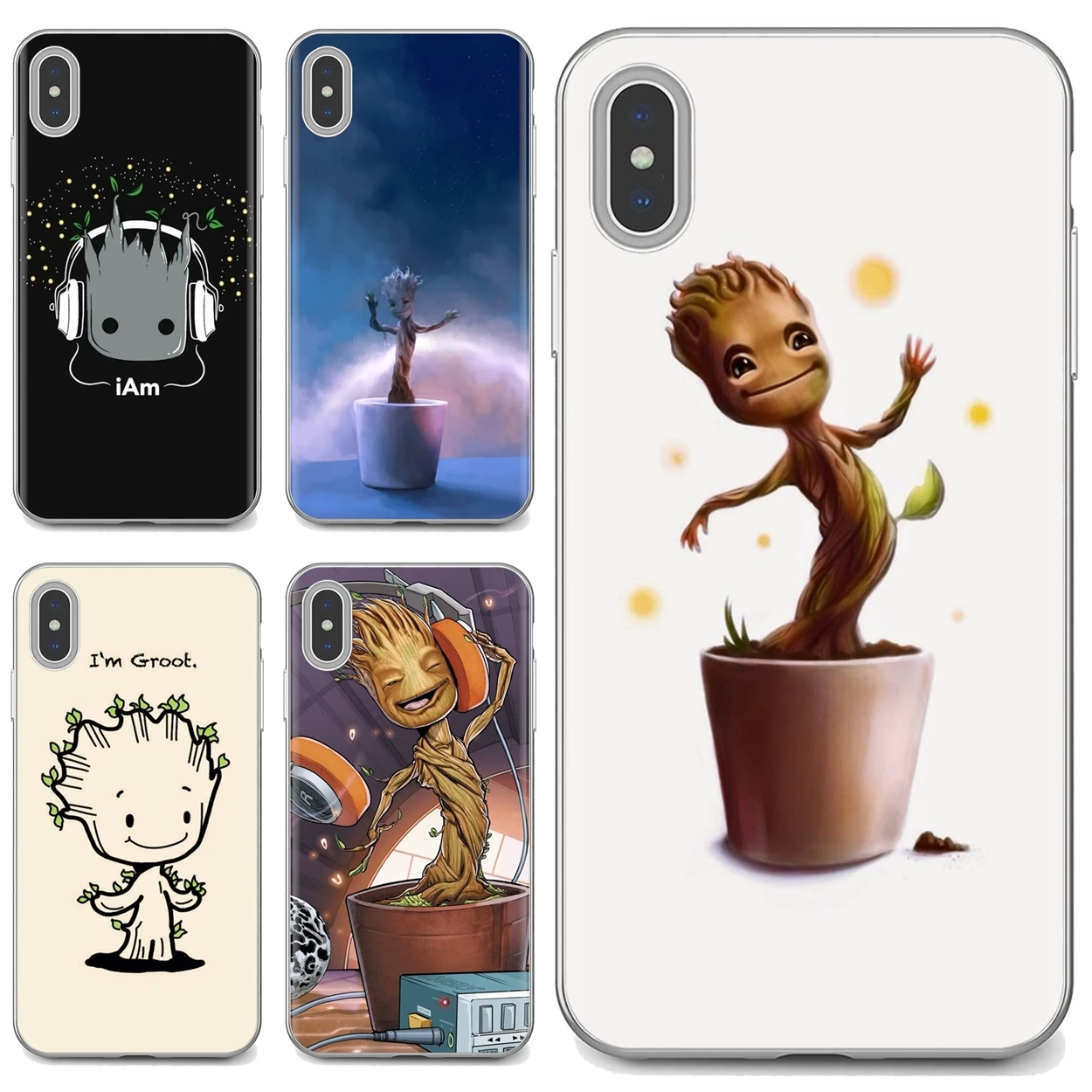 

I am Groot desktop phone wallpaper For iPhone 10 11 12 13 Mini Pro 4S 5S SE 5C 6 6S 7 8 X XR XS Plus Max 2020 Silicone Bag Case