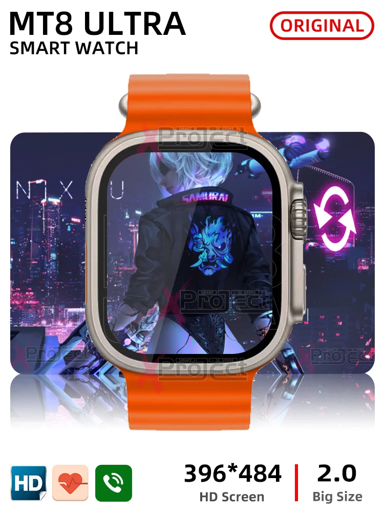 

MT8 Ultra Smart Watch Series 8 NFC Bluetooth Dial Call Heart Rate Men Women Smartwatch For iPhone Samsung Huawei Xiaomi phone