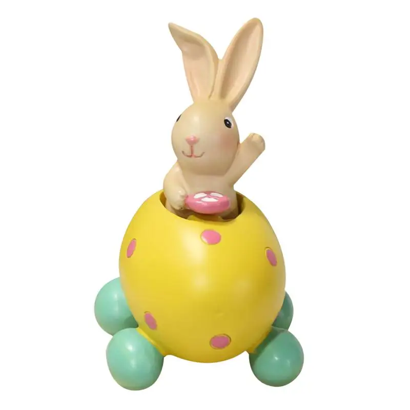 

Easter Bunny Ornament Resin Bunny Car Decor Resin Bunny Statue Easter Desktop Ornament
