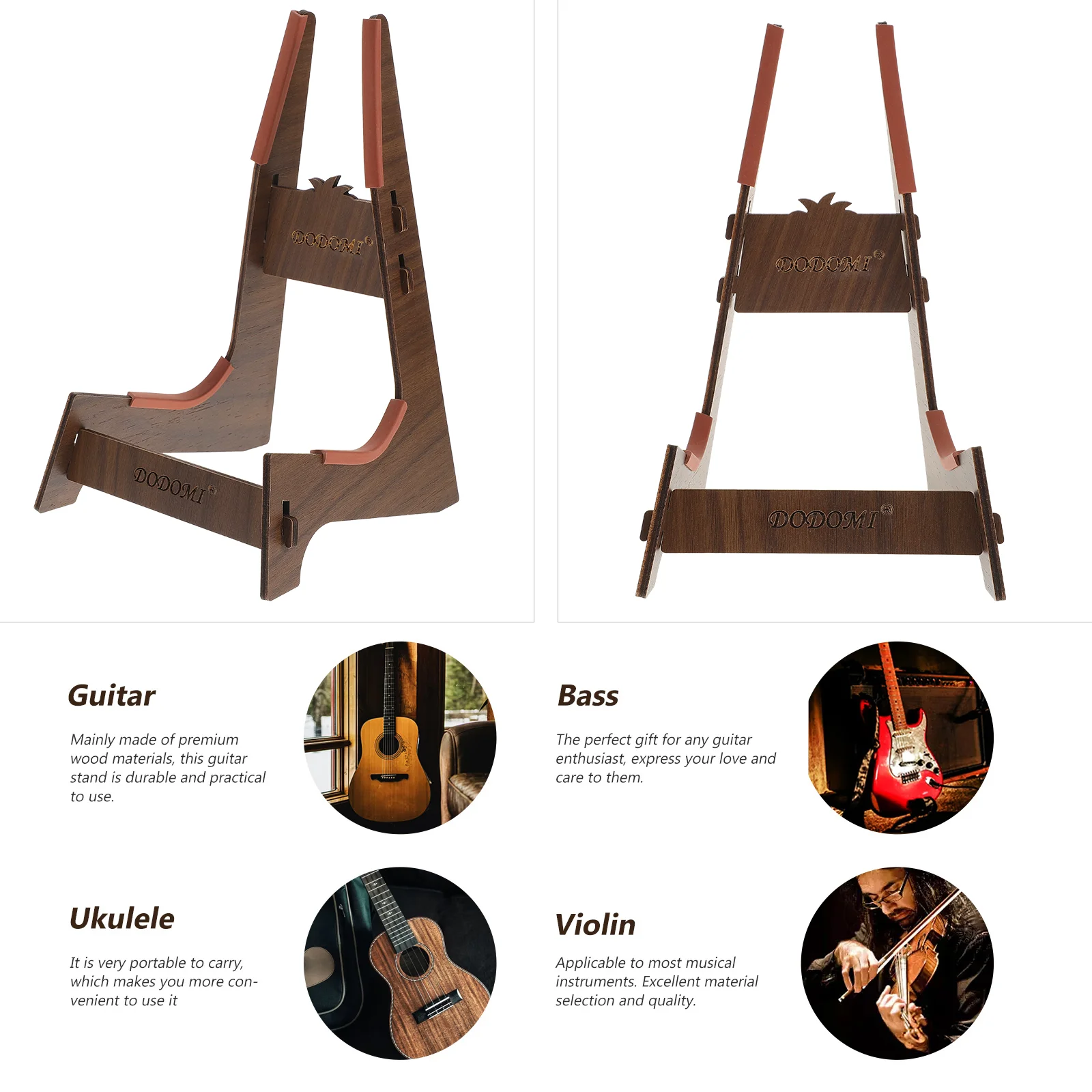 

Violin Stand Guitar Accessories Home Storage Rack Portable Support Wood Bracket Mandolin Sand Display Wooden Floor Type For