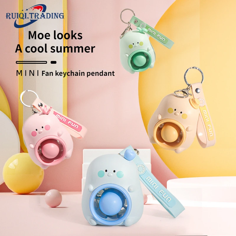 Cute Turbo Mini Portable Fan Handheld USB Charging Electric Neck Fan Outdoor Portable Air Conditioner Camping Fan Air Cooler