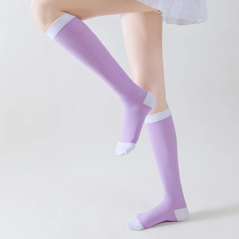 Hold Thin Sports Socks Compression Compression Stockings Female Exercise The Muscle Fitness High Muscle Run Jump Rope Jump