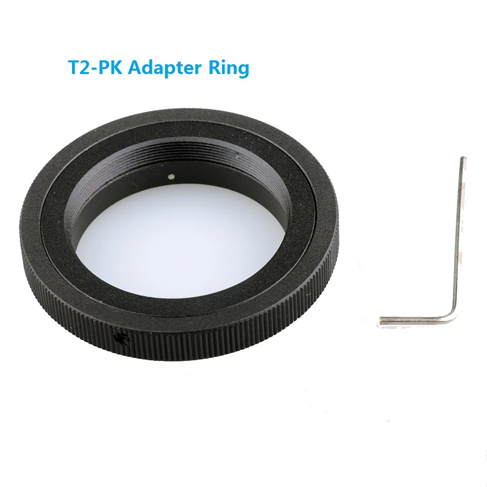 

Black Aluminum T-PK T2 Lens Ring Adapter Mount for Pentax/Ricoh PK K-5 K-7 K-20D Work With Any Pentax/Ricoh PK DSLR/SLR