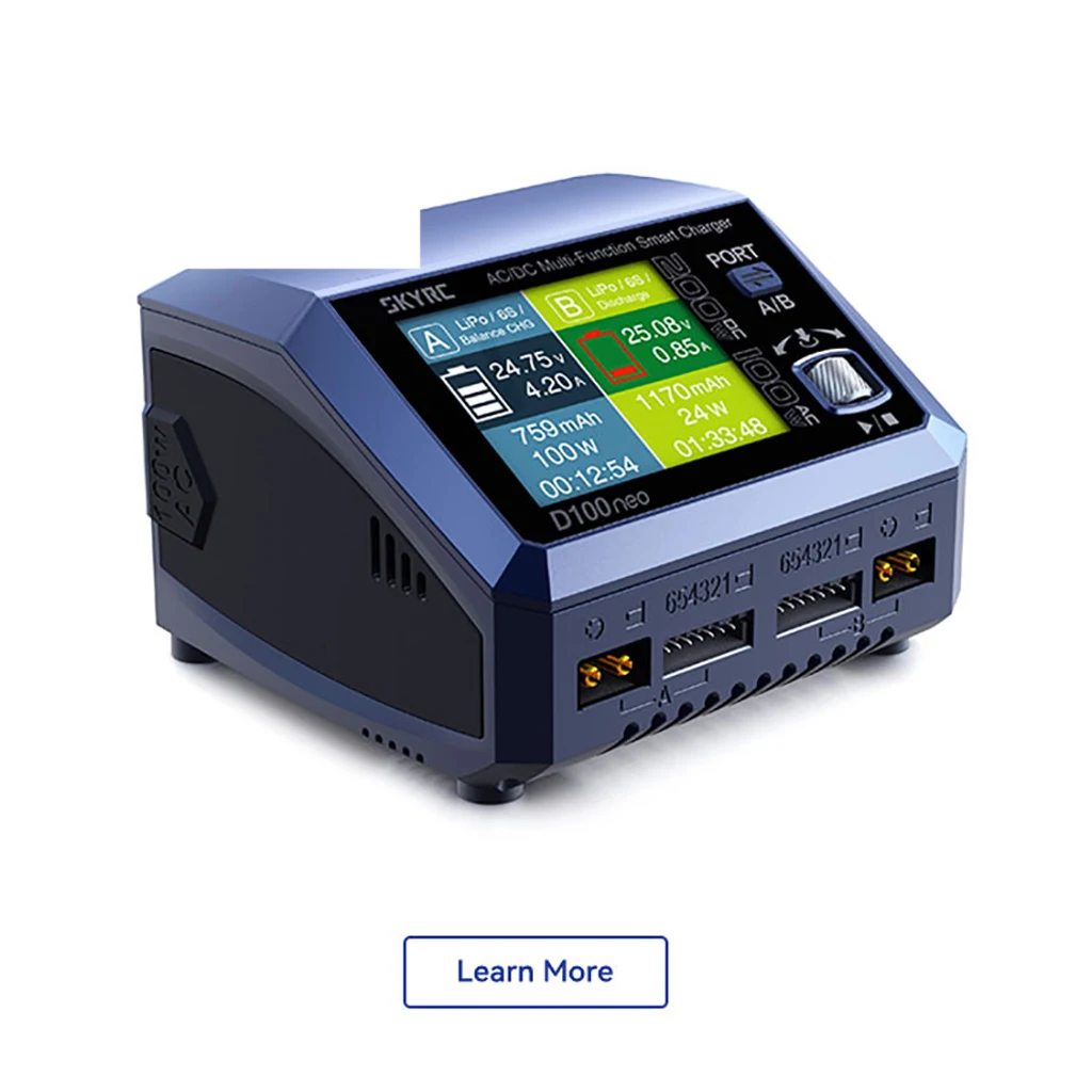 Зарядное устройство SkyRC D100neo для смартфона зарядное Lipo аккумулятора Вт