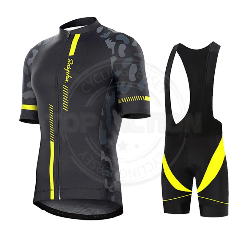 

Three sports men's summer short-sleeved bicycle cycling clothing 2022 MTB cycling shirt quick-drying 2022 Ralvpha Ropa ciclismo