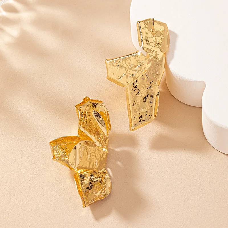 Модные ювелирные изделия модные геометрические симметричные серьги элегантные