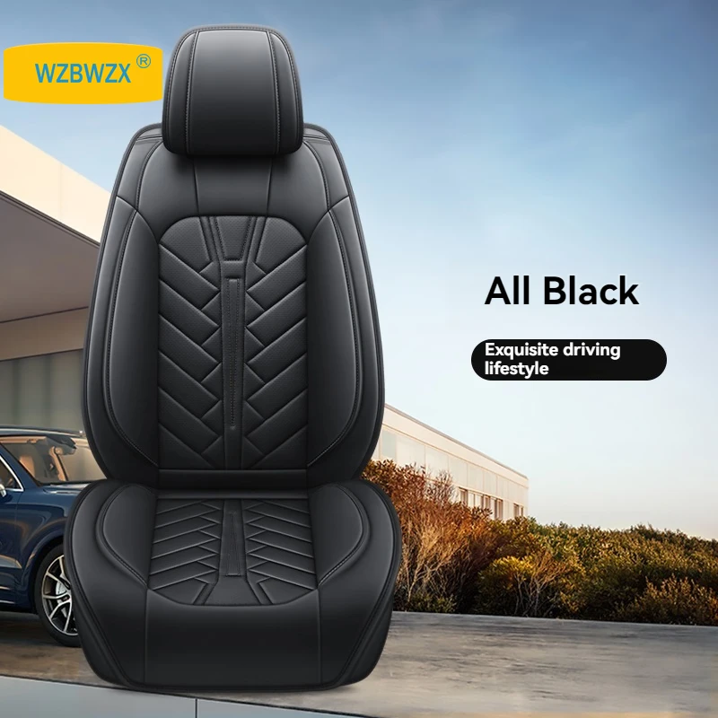 WZBWZX кожаные чехлы на автомобильные сиденья 1 сиденье для Peugeot 206 308 508 307 407 Sw 301 3008 107