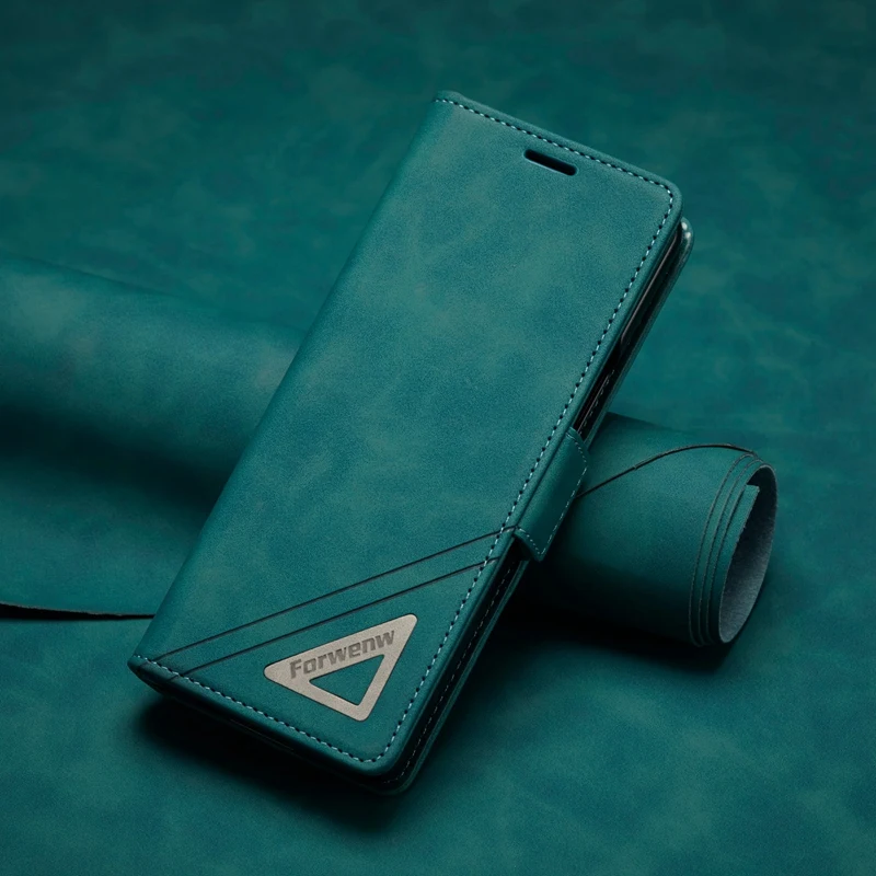 Card Pocket Wallet Case for Samsung Galaxy Z FOLD 4 Samsung Galaxy Z Fold 3 PU Leather Strong Magnetic Flip Cover Capa Fundas