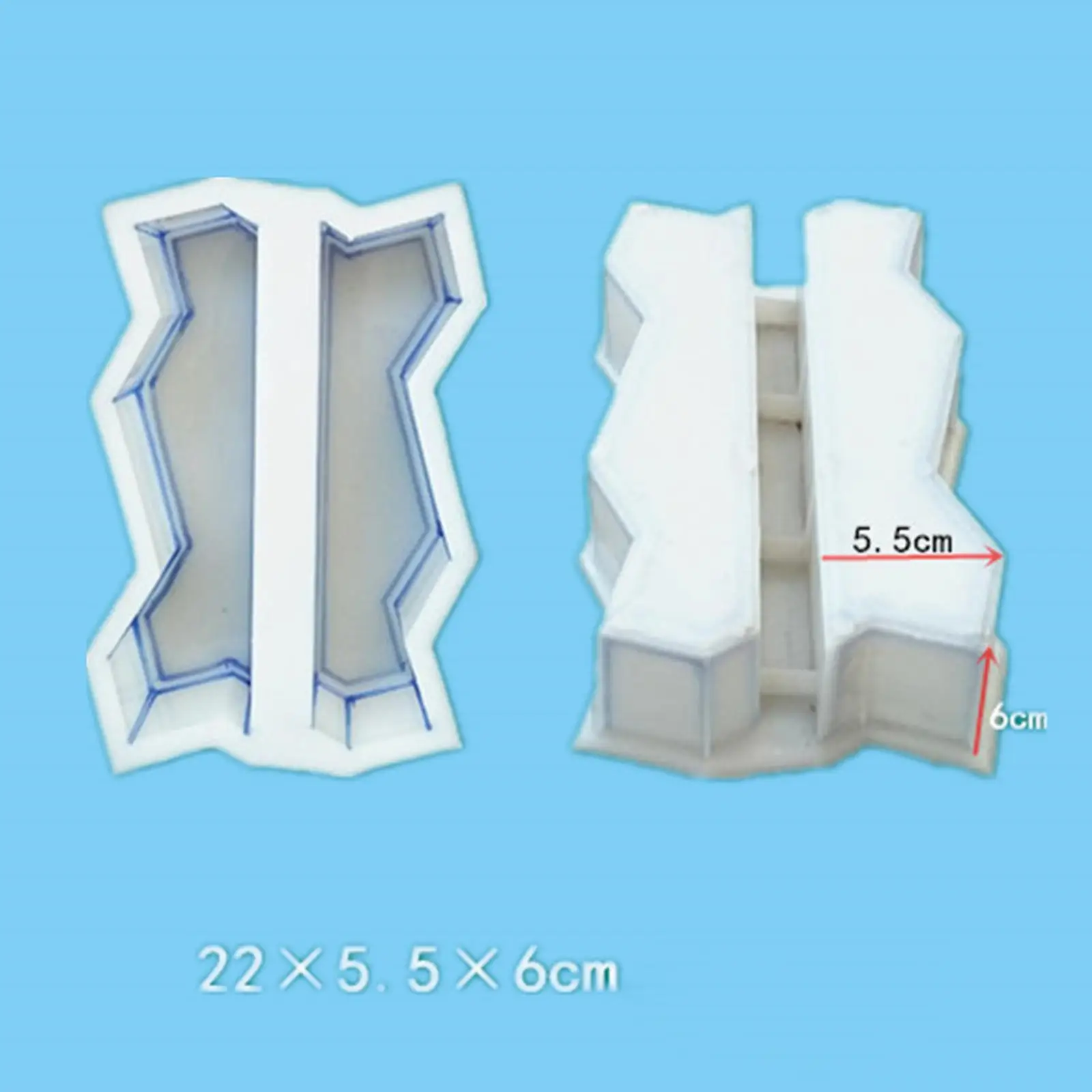 Форма-забор Edge Border Maker настенный инструмент для литья кирпича подъездной дороги