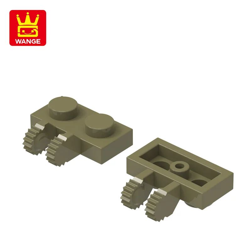 Wange 60471 50 г/119 шт. 1*2 тонкий низкий крест 2 отверстия с вилочным блоком Moc совместим