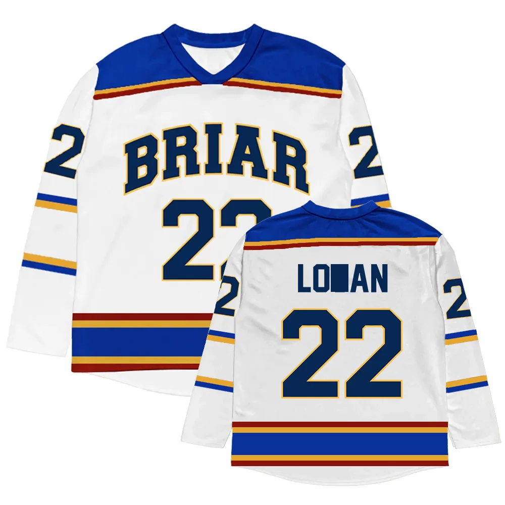 Фото Футболка с графическим дизайном Off Campus Briar University Hockey Jersey Graham 44 22 DI LAURENTIS 66 Tucker46, мужская и женская одежда №5