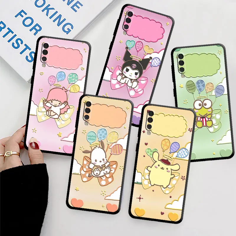 Чехол для Samsung Galaxy A50 A02s A70 A10 A10s A90 A51 A02 A01 M52 M31 M30S черный мягкий чехол смартфона