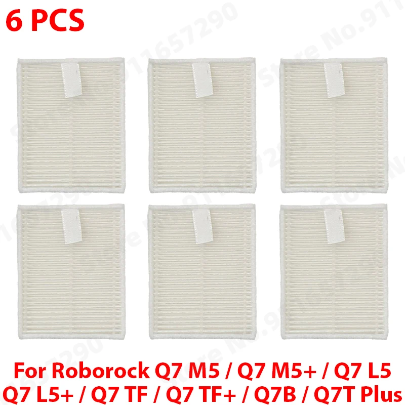 

Запчасти для робопылесоса Roborock Q7, M5, L5, TF Series: щетка, фильтр, салфетка, мешок