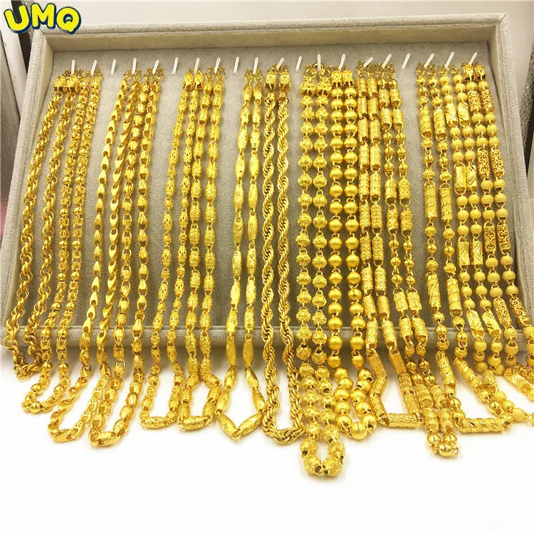 

Мужское ожерелье из 18-каратного золота 999 пробы с двойной головой