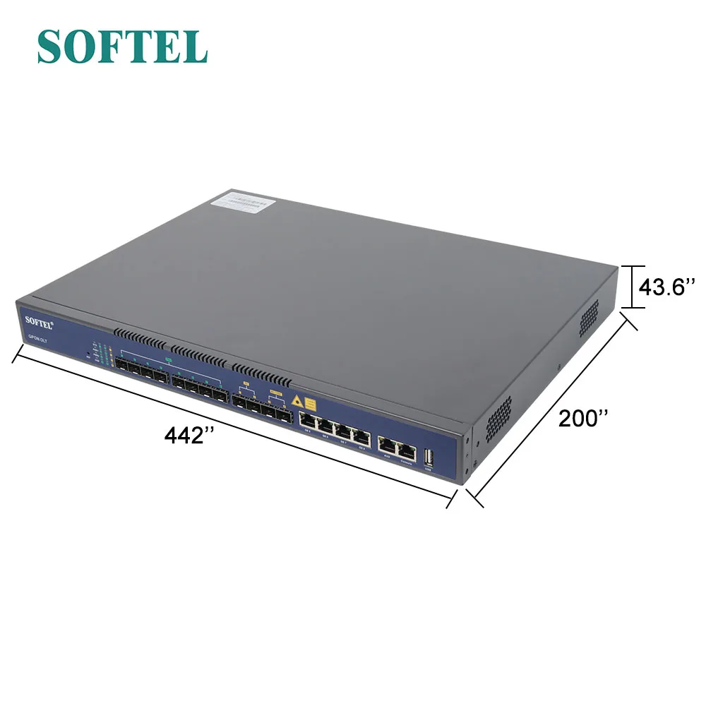 Olt Gpon 8 портов Макс коэффициент разделения 1:128 1024 Vsol FTTH