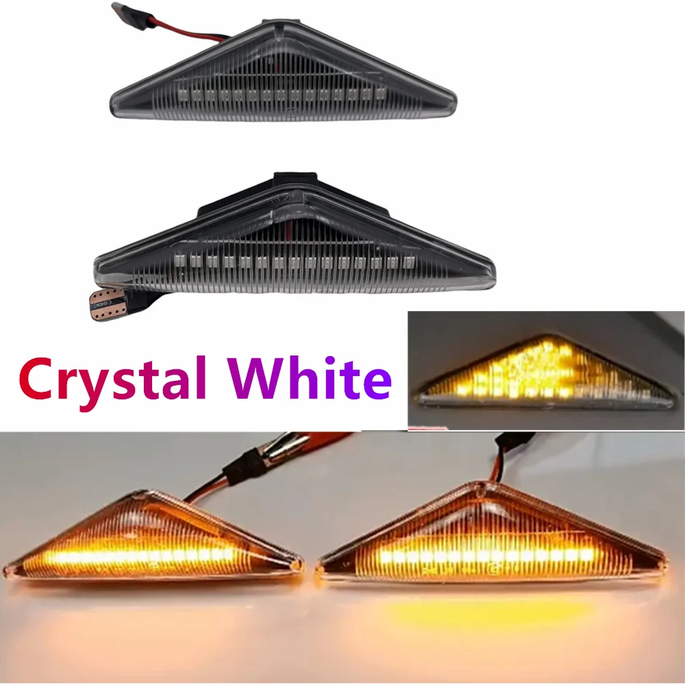 

2 шт. светодиодный динамический боковой габаритный указатель поворота, индикатор, мигалка, струящийся боковой повторитель света для Ford MONDEO MK3 FOCUS MK1