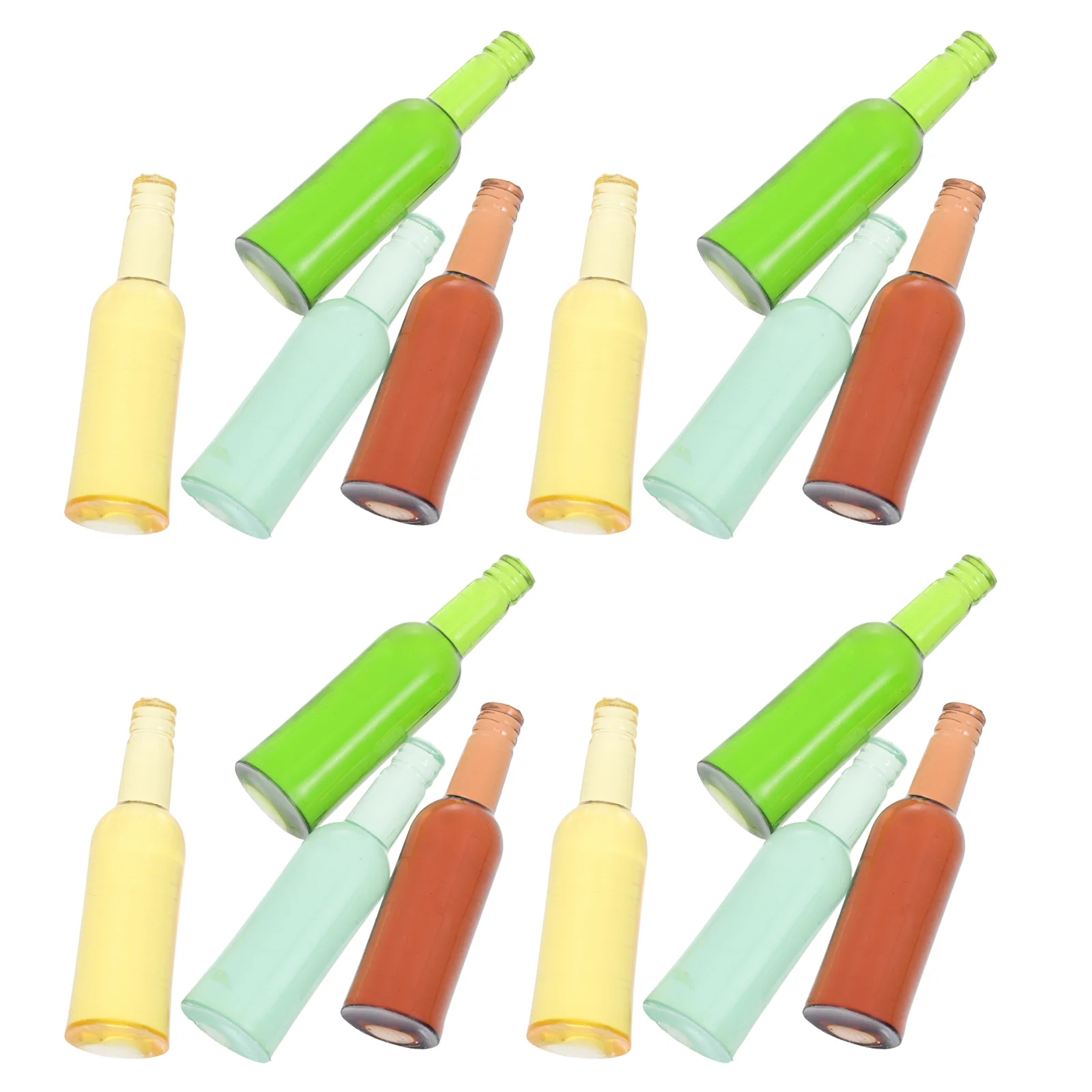 

24 Pcs Mini House Decorations Adorable Decors Scene Accessories Models Desktop Resin