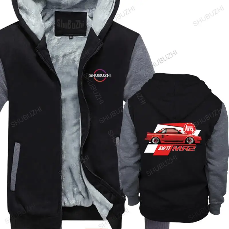 

Mens luxury fall winter hoodie high quality black zipper Yaz Erkek AW11 MR2 unisex outwear thick hoody print funny sweatshirt