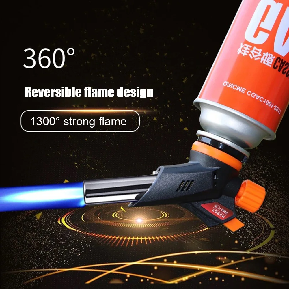 Electric Welding Torch Burner Nozzle Flamethrower Baking Gas Flame Gun Part Outdoor Camping BBQ Kitchen Cooking Tool |