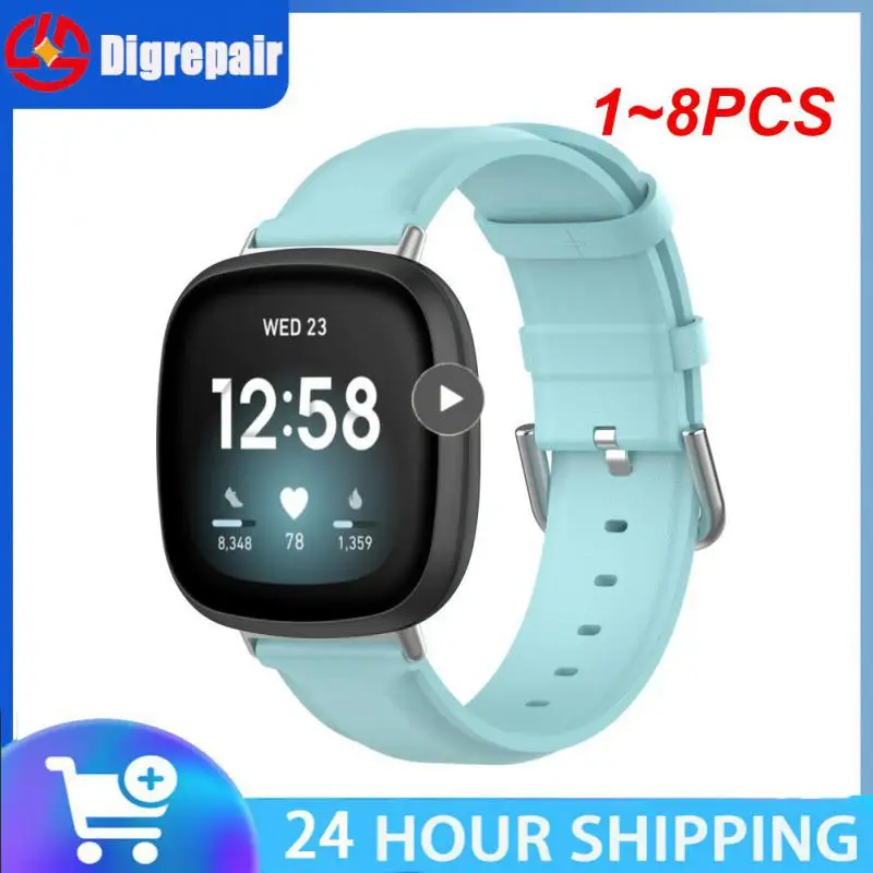 

1 ~ 8 шт. Essidi 2023 новые полимерные ремешки для часов Fitbit Versa 4 3 2 Versa Lite, браслет, ремешок на запястье, петля для Fitbit Sense 2 Versa 3