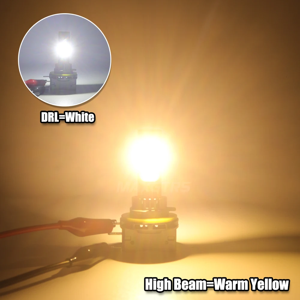 2x H15 светодиодные дневные ходовые огни Canbus, автомобильные фары 30000Lm DRL для Mazda/BMW/Mercedes GLK/A180/Audi Q7 A6 A3/Golf 6 7