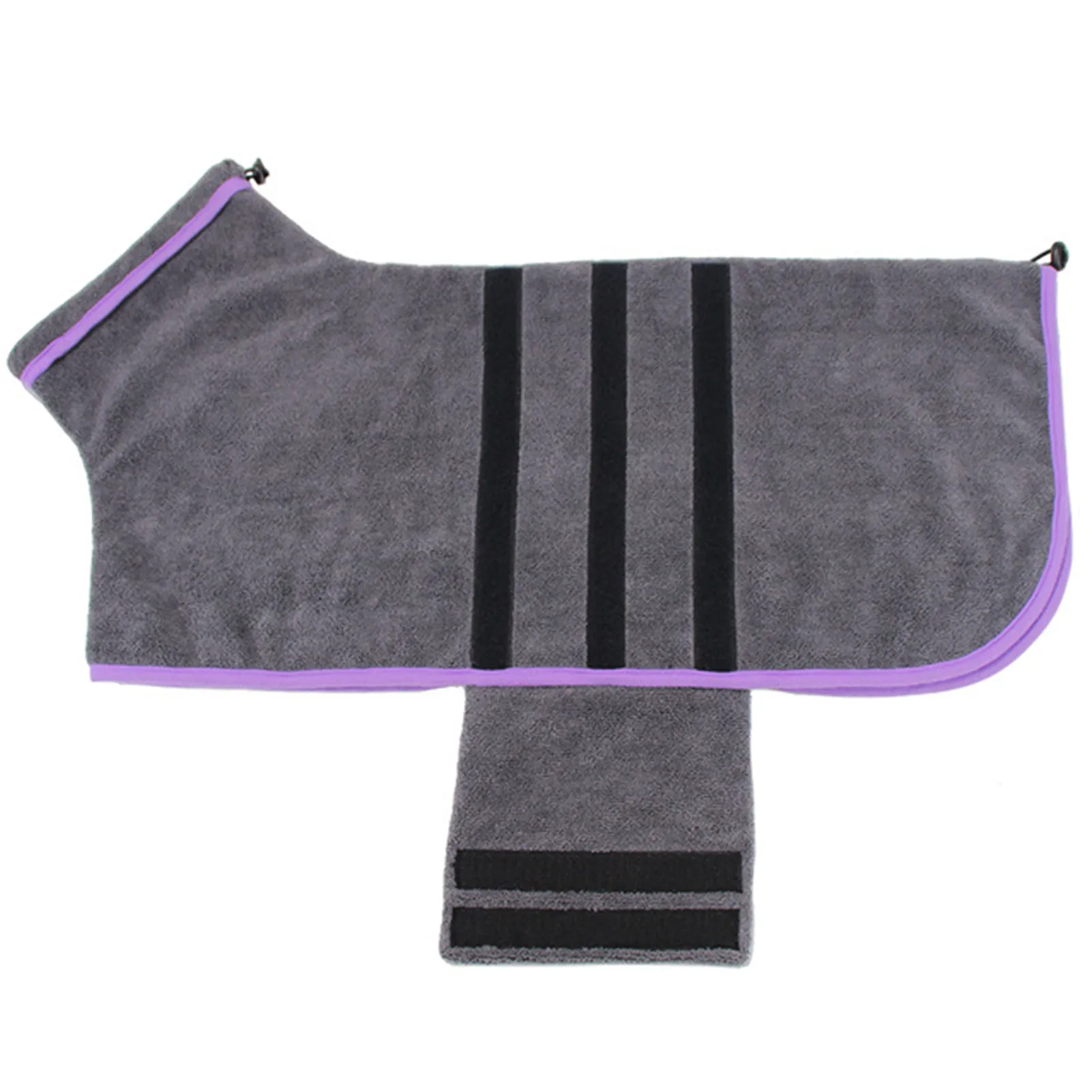 

Fashion Absorbent Dressing Gown Microfibre Bath Towel Durable Warm Pet Bathrobe Multi Size Dry Fast Soft Relief Designed Shower