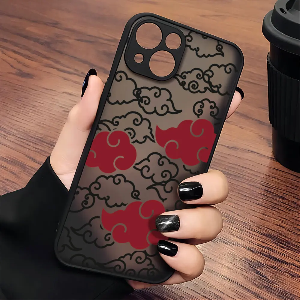 Чехол для телефона с японским аниме Uchiha Narutos iPhone 16 15 14 13 12 11 Mini Pro Max X XR XSMax 7 8 Plus