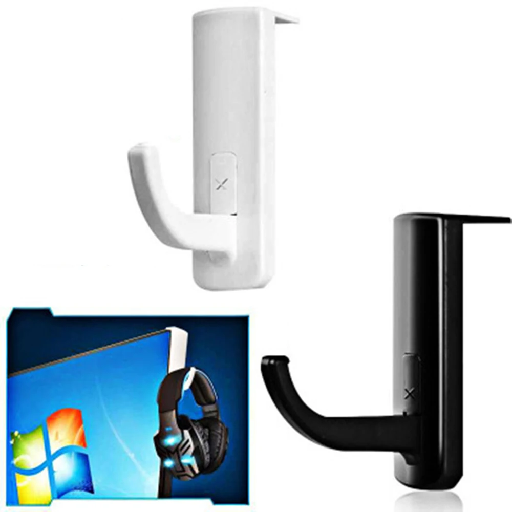 

Earphone Holder Headphone Headset Hanger Holder Hook for Desk PC Display Monitor Headphone Accessories