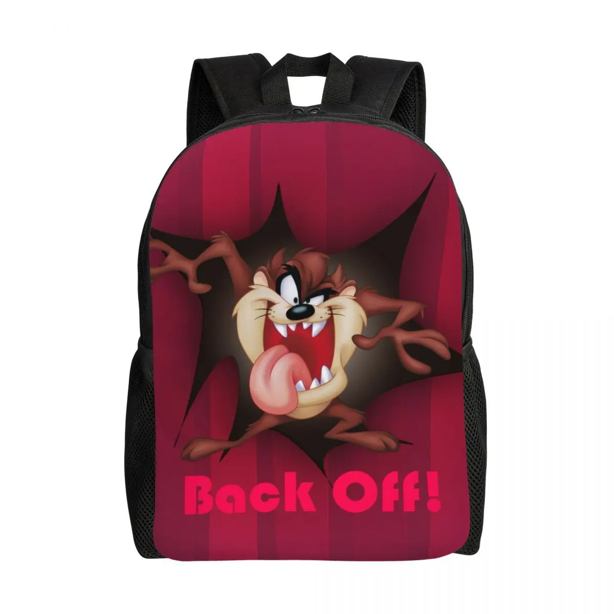 

Angry Tasmanians Devil Laptop Backpack Men Women Basic Bookbag for College School Student Taz Comic Cartoon Bags