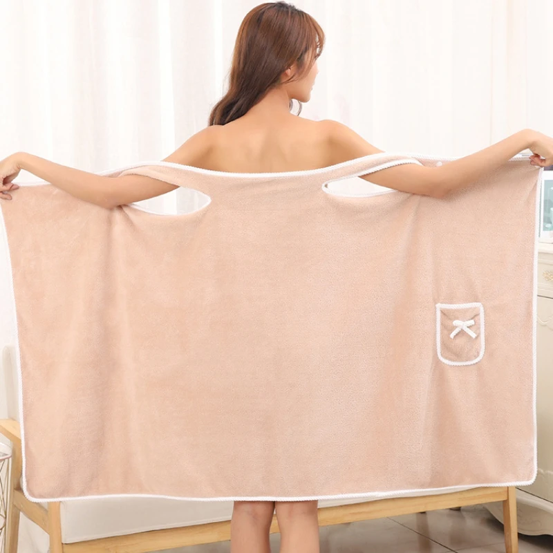 Мягкие носимые банные полотенца из кораллового флиса женская банная юбка