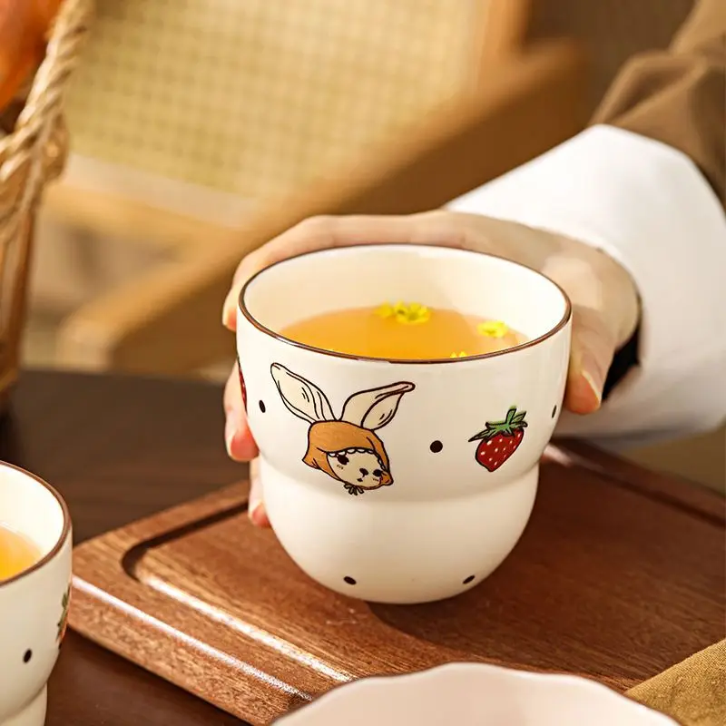 Керамическая посуда с кроликом итальянская тарелка чаша комбинация чашек