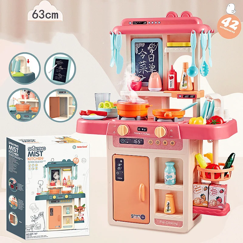

Кухни, искусственная мини-кухня для использования в помещении, имитация карьеры для малышей, детская еда, детская мини-кухня BM88