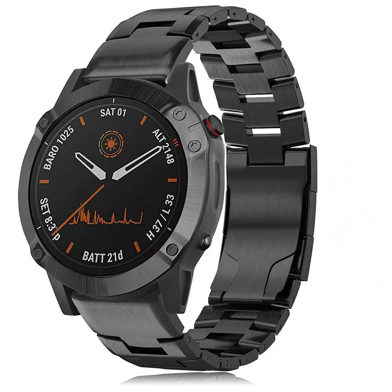 

Ремешок из титанового сплава для Garmin Fenix 7 7X 6 6X Pro 5 5X Plus 935 D2
