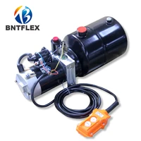 dc 12v high quality single acting hydraulic pump 5l 2 2kw 20mpa