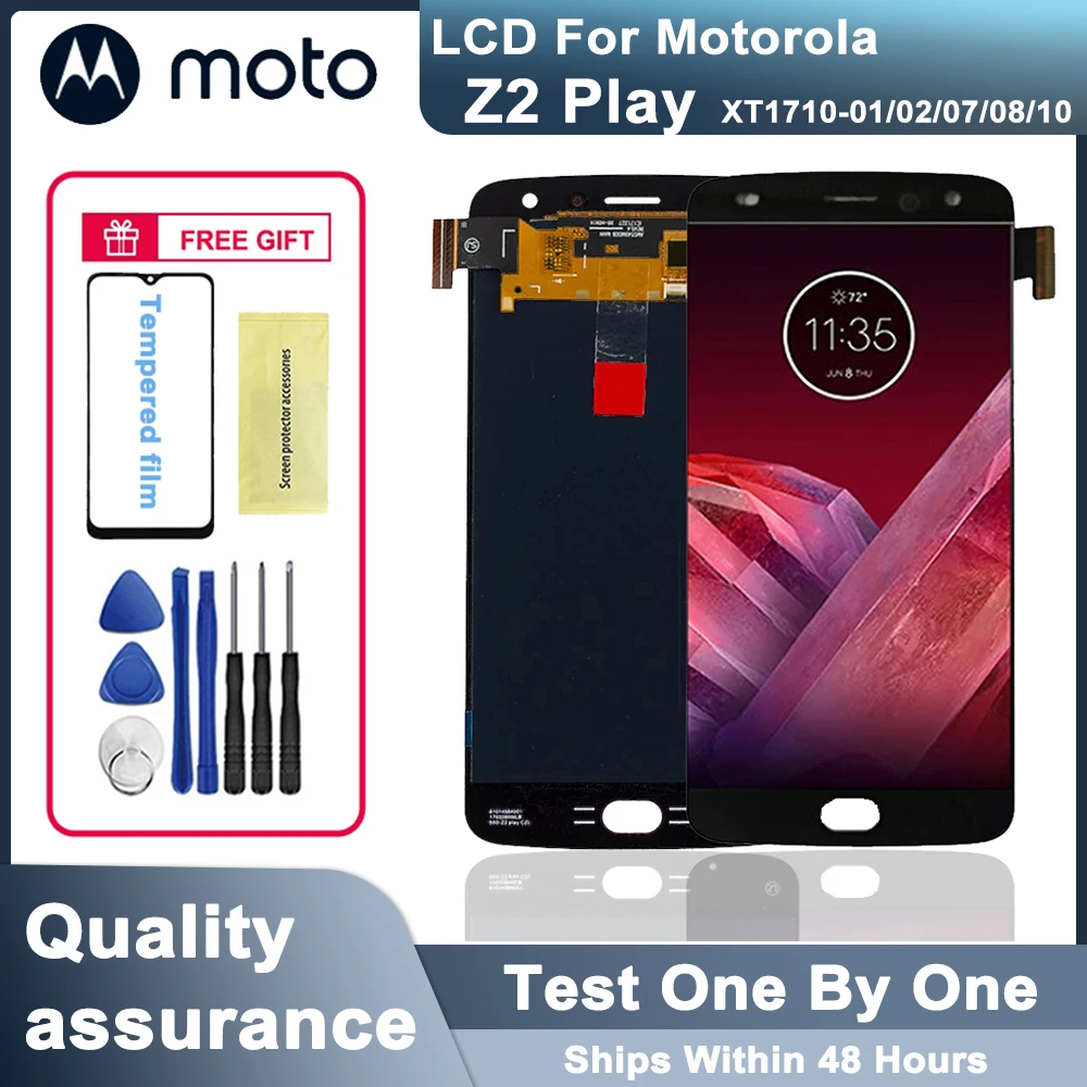 

5.5" Super AMOLED LCD Display for Motorola Moto Z2 Play LCD touch screen digitizer assembly For Moto Z2 Play XT1710-01/07/08/10