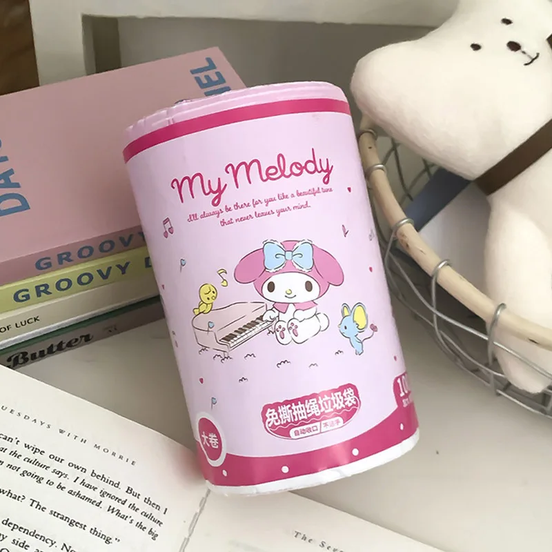 Sanrio милый мультфильм Cinnamoroll без разрывов мешки для мусора на шнурке уборки дома 100