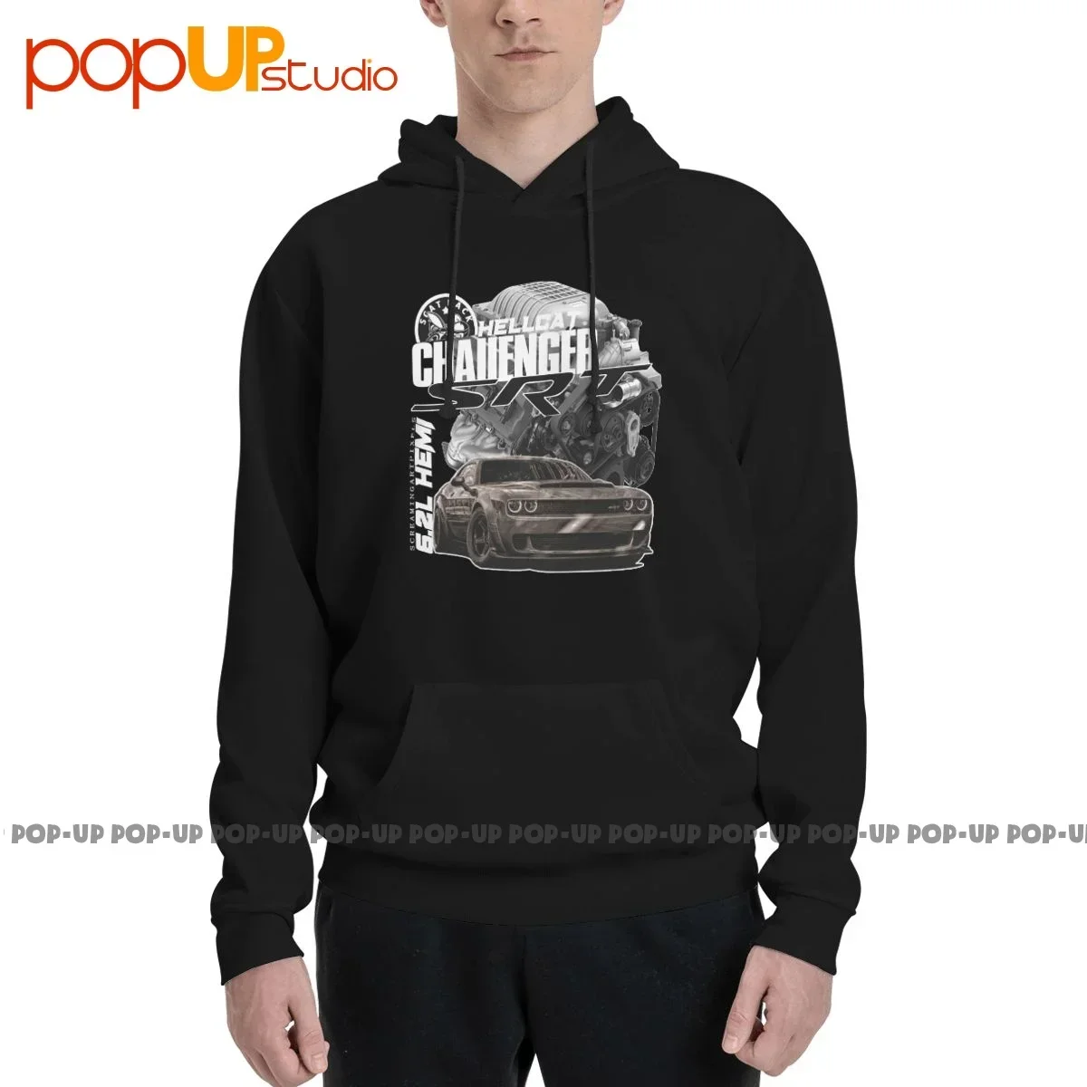 Challenger Srt 6.2L Hemi Scat Pack Dodge Mopar Толстовка с капюшоном Толстовки Trend Vintage